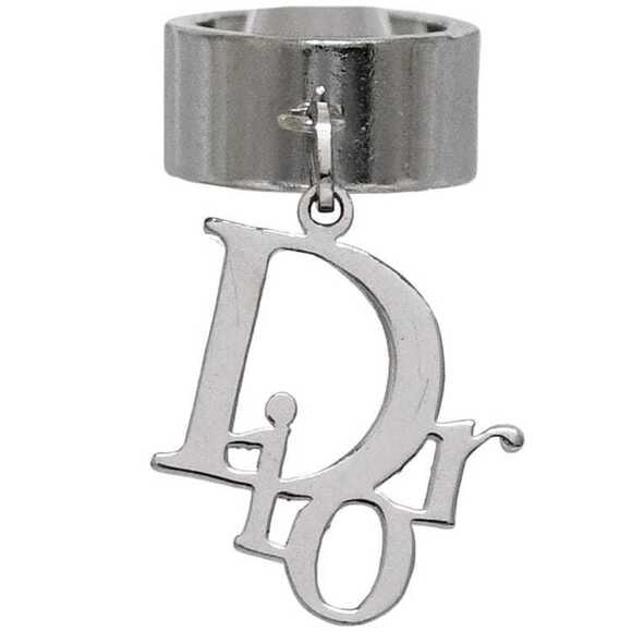 Christian Dior Ring ec-22798 Silver JP10 Metal Swing Women's Men's
